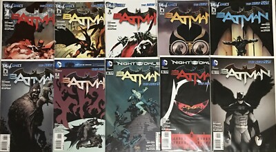 New 52 Batman #1-10 Variant Covers 2011 3rd Printing DC Comic Book