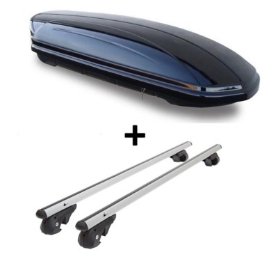 Skibox VDPMAA460L+Alu Relingträger VDP004L für für BMW 3er Touring 94-12