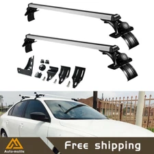 Aluminum 48" Car Universal Top Roof Rack Cross Bar Luggage Cargo Carrier Rails