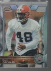 NATE ORCHARD  2015 TOPPS CHROME REFRACTOR ROOKIE CARD #164