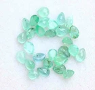 5.30 Ct Natural Zambian Emerald Pear Cut 3*4 mm LOOSE Gemstone 27 Pcs