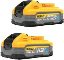 20V MAX XR POWERSTACK 5 Ah Lithium Ion Battery, 2-Pack DCBP520-2 