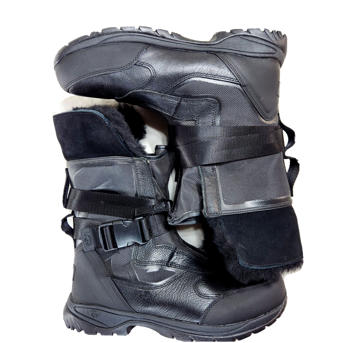 Men’s UGG Tahoe waterproof boots UGG Tahoe Waterproof Boots NEW! $225 Sz 9 Black DryTech  main image 3