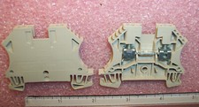 QTY (7) 2 POSITION FEED THROUGH TERMINAL BLOCKS 26-12AWG WDU4 102010 WEIDMULLER