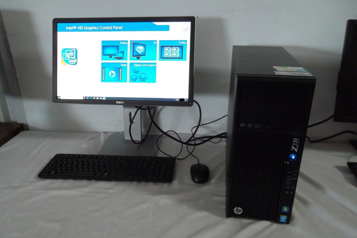 HP Z230 Workstation Intel i7-4770 (Quad) 3.4GHz 16GB 2TB Wi