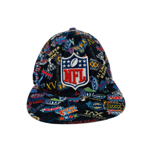New Era 9Fifty NFL Super Bowl Roman Numerals Years All Over Football Hat Cap - Afbeelding 1 van 9