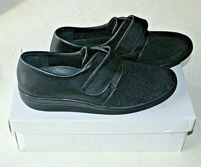 chaussures de confort La Vague Cicerk noir cuir taille 41 étiquetées à 69€ (vo) - Photo 1/4