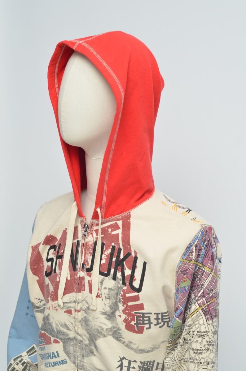 Lucky Brand Vintage Y2K Men's Multicolor Shinjuku Japan Zip Lucky Brand Vintage Y2K Men's Multicolor Shinjuku Japan Zip