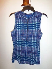 Apt. 9 Tank Top With Zipper Size Medium