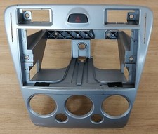 ✅ CONSOLE ORIGINALE FORD FUSION ARGENTO FASCIA ALLOGGIAMENTO SURROUND ASSETTO 2002 - 2012