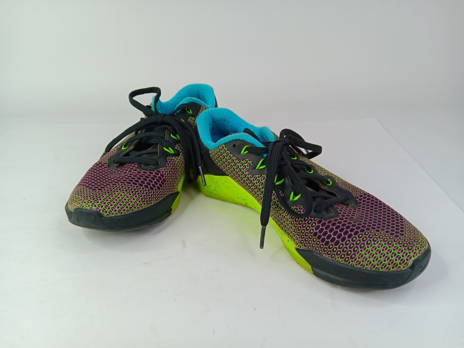 Nike Metcon 5 AMP Running Shoes Cross Fit CD3398 Black/Green Women's Size 6.5