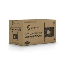 OHLECTRIC New Construction Pre-Mounting Plate with Hanger Bars, Compatible wi...