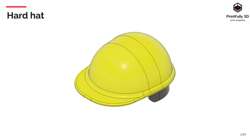 PrintFully3D 1/10 Scale Hard Hat 3D Printed Crawler Accessories Trial - Picture 2 of 3