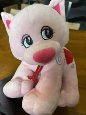 Dan Dee Kitty Cat Pink Plush Heart Valentine Toy Collectible