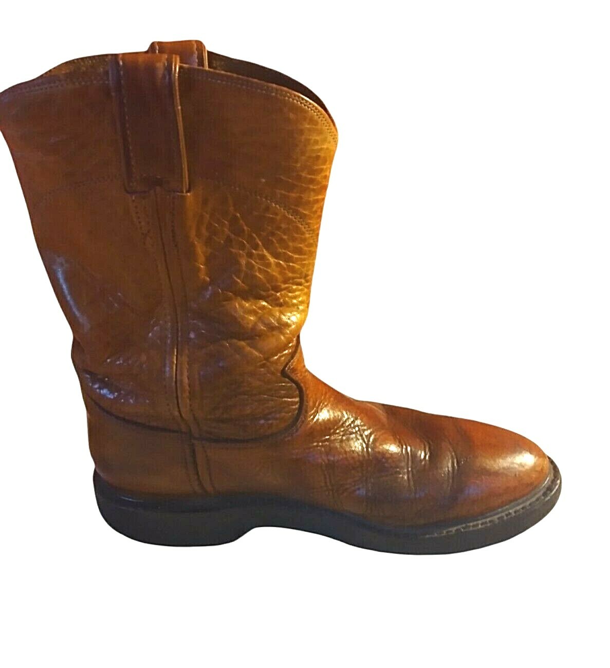 Vintage Justin Mens Leather Western Cowboy Boots SZ … Gem