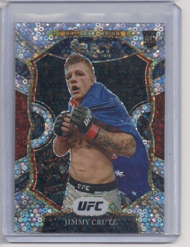 2021 Panini Select UFC Concourse Silver Disco Prizm Jimmy Crute RC