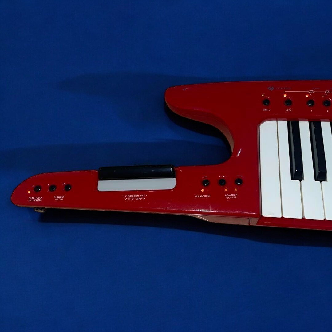 Roland AX-1 Red Keyboard Keytar MIDI Controller Tested