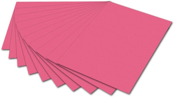 Folia 6129 - Fotokarton Altrosa, 50 X 70 Cm, 300 G/Qm, 10 Bogen - Zum Basteln Un-image
