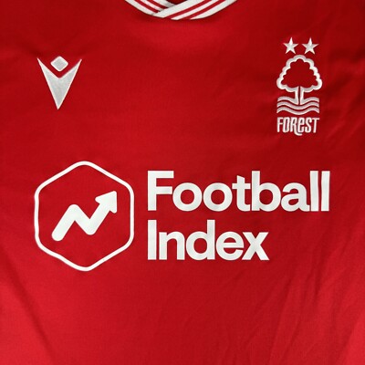Seltenes Original Nottingham Forest 2020/2021 Heim Fußball Trikot TOP 3XL XXXL