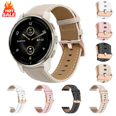 DE Leder Armband 20mm Für Amazfit GTR 42mm GTS 4/3/2 Mini Bip 3 U/S/Lite Pop Pro