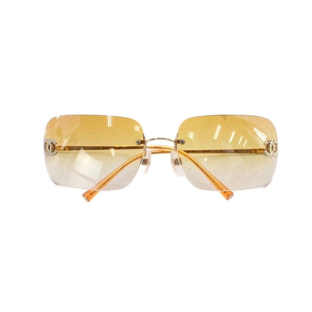 CHANEL Rimless Mirrored Sunglasses for Women for sale | eBay