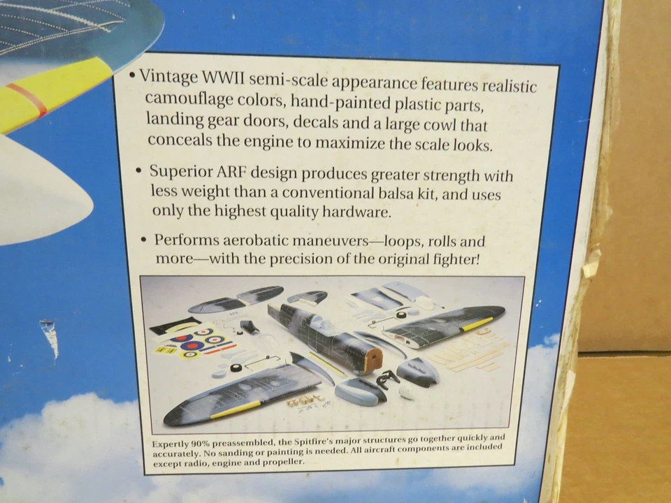 Great Planes  Spitfire 40 ARF - 54" Wingspan NEW OPEN BOX RC Airplane - Image 4 of 4