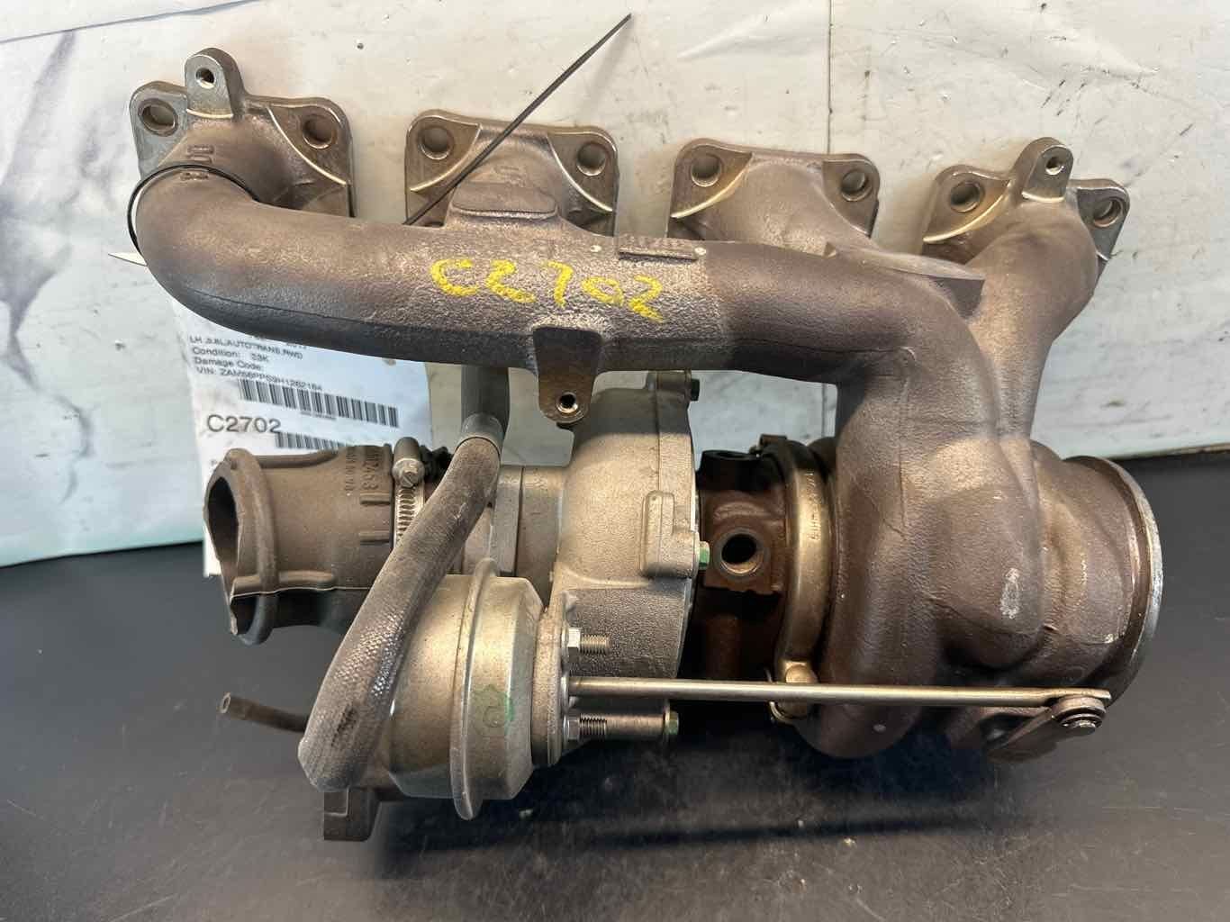 17 MASERATI QUATTROPORT Turbo/supercharger left 3.8L rwd