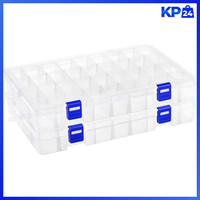 Sortierboxen Transparent 34 FäCher Verstellbar Aufbewahrungsbox FüR Kleinteile
