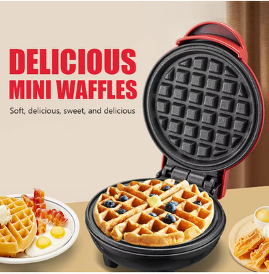 Electric Mini Waffle Maker Double-Sided Heating Home Breakfast Roaster Kitchen