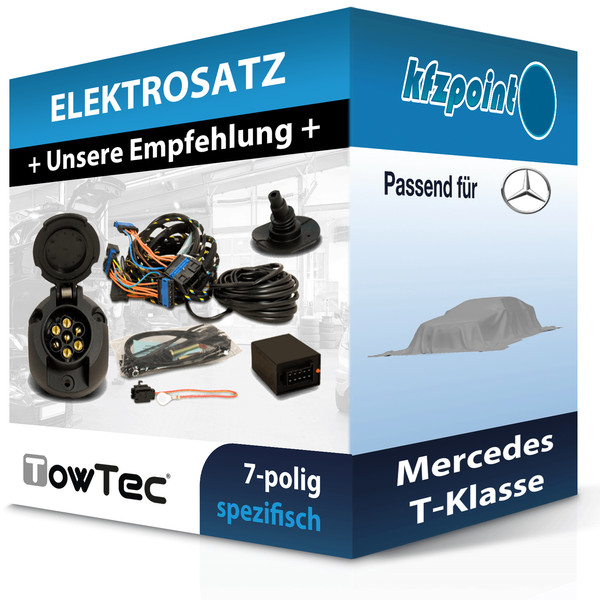 Towtec E-Satz 7Polig Fahrzeugspezifisch Passend für Mercedes T-Klasse NEU-image