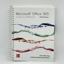 Microsoft Office 365 A Skills Approach 2019 Edition Spiral Bound Textbook SIMnet