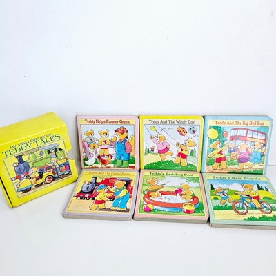 My Mini-Library of Teddy Tales   Six Miniature Books 1994 Free Postage