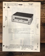 Paco ST-35W Tuner Sams Photofact Manual *Original*