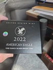 2022-S Proof $1 American Silver Eagle Box, OGP & COA