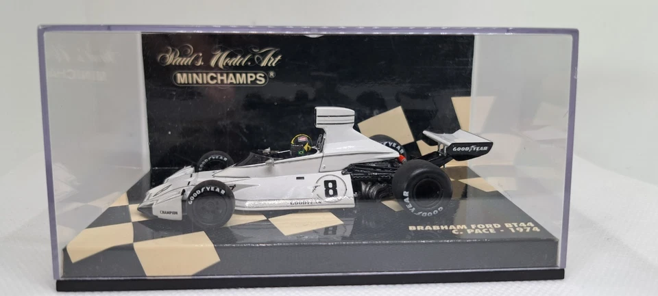 MINICHAMPS 400740008 F1 1/43 BRABHAM FORD BT44 CARLOS PACE 1974 SEASON - Immagine 3 di 4