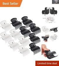 12-Piece Hair Curler Claw Clips - Protective, Lightweight, and Durable