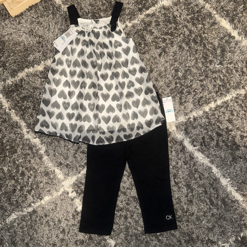 Little Girl’s Calvin Klein Outfit ~ Size 5 ~ NWT
