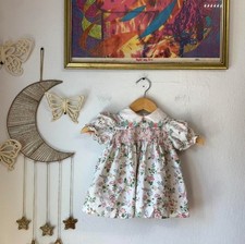 Vtg girl Little Girl floral dress Size 18m