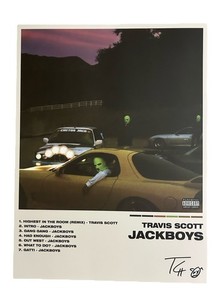 Travis Scott Album 12x16 Signed Poster  - Jackboys