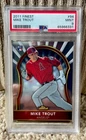2011 Topps Finest Mike Trout #94 (RC) Rookie PSA 9 Mint