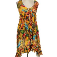 NWT FARM Rio Multicolor Tropical Print Dress Size Small NEW