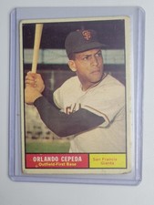1961  ORLANDO CEPEDA Topps Baseball Card # 435 San Francisco Giant- Ungraded