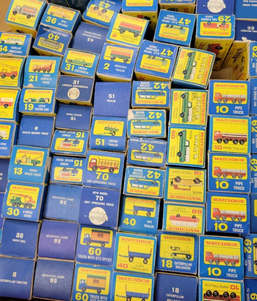 Matchbox Vintage Lesney HO Diecast Años 60 MB - Excavadora Droit No. 58, caja original Foto 4 de 4