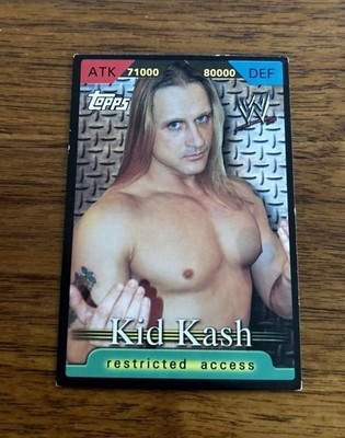 2006 Topps WWE Insider Restricted Access Game Cards Kid Kash
