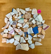 Hand Collected Sea tile Pottery Rare Underwater Natural Authentic