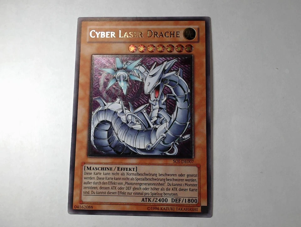 Yugioh CYBER LASER DRACHE , soi-de007 Ultimate Rare deutsch Near Mint  - Bild 2 von 4
