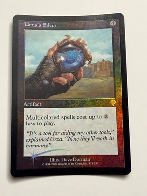 Urza's Filter Invasion FOIL LP clouding MTG Magic the Gathering
