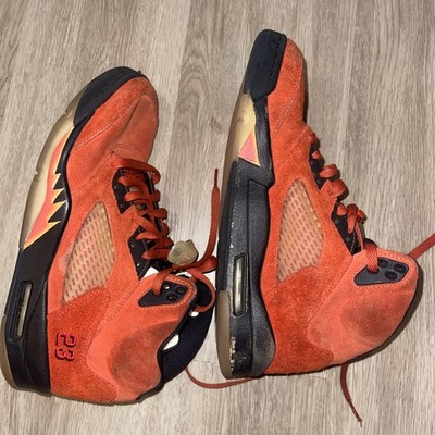 2022 Nike Air Jordan 5 Dunk on Mars DD9336-800 Women's US 12 Used
