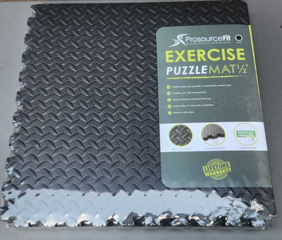 (12 Tiles) ProsourceFit Exercise Puzzle Mat ½-inch
