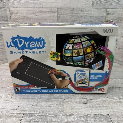THQ Nintendo Wii uDraw Black Game Tablet w/ Studio Game, NEW 